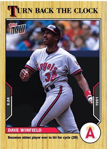 2021 Topps Now Turn Back the Clock - Dave Winfield #85