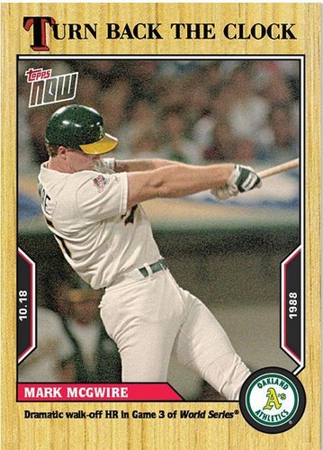 2022 Topps Now Turn Back the Clock - Mark McGwire #202