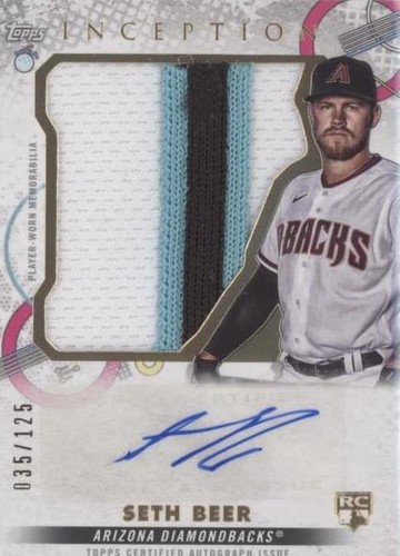 2022 Topps Inception - Seth Beer #IAJP-SBE