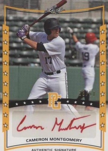 2014 Leaf Perfect Game Showcase - Cameron Montgomery #A-CM1