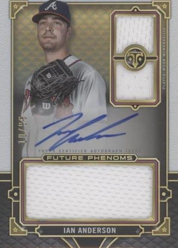 2022 Topps Triple Threads - Ian Anderson #RFPAR-IA
