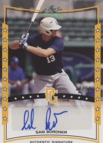 2014 Leaf Perfect Game Showcase - Sam Bordner #A-SB1