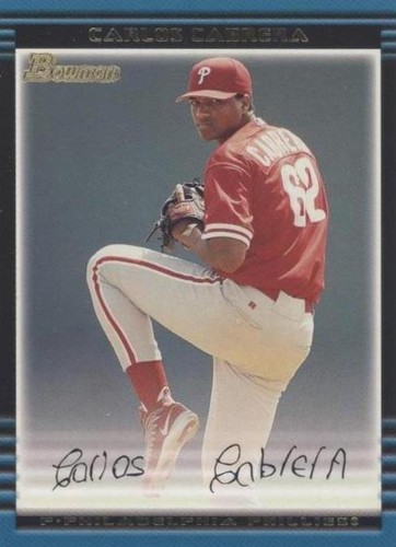 2002 Bowman - Carlos Cabrera #420