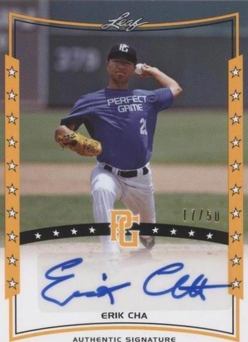 2014 Leaf Perfect Game Showcase - Erik Cha #A-EC1