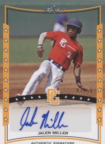 2014 Leaf Perfect Game Showcase - Jalen Miller #A-JM2