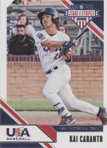 2020 Panini USA Baseball Stars & Stripes - Kai Caranto #63
