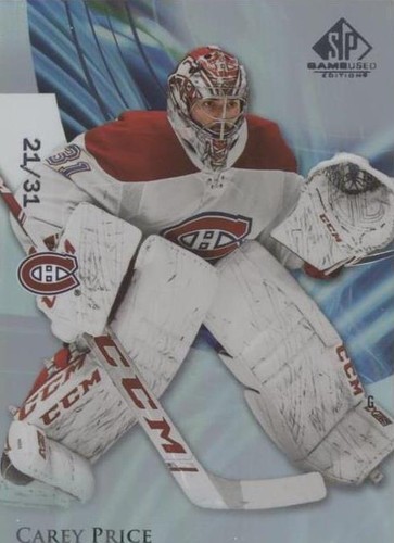 2020-21 Upper Deck SP Game Used - Carey Price #95