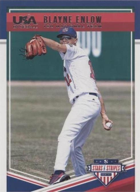 2018 Panini USA Baseball Stars & Stripes - Blayne Enlow #92