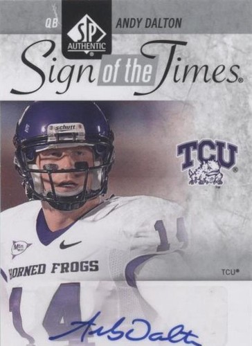 2011 SP Authentic Andy Dalton #ST-AD