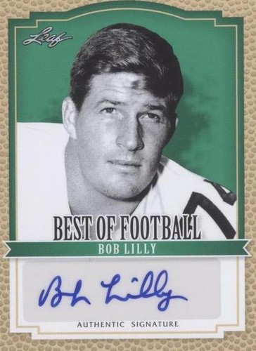 2012 Leaf Best of Football Bob Lilly #BA-BL1