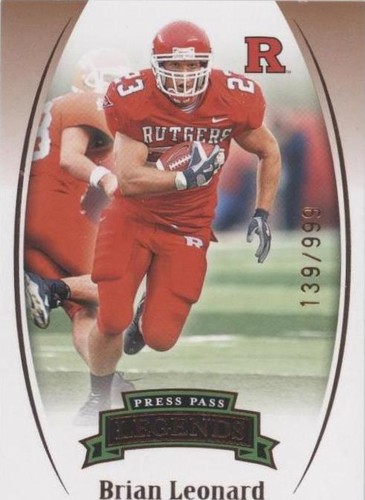 2007 Press Pass Legends Brian Leonard #B-52
