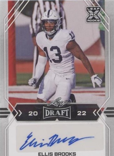 2022 Leaf Draft Ellis Brooks #BA-EB1