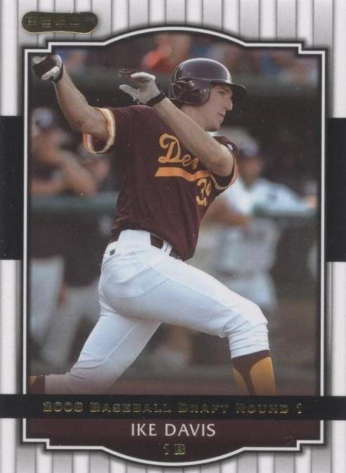 2008 Razor Signature Series - Ike Davis #18