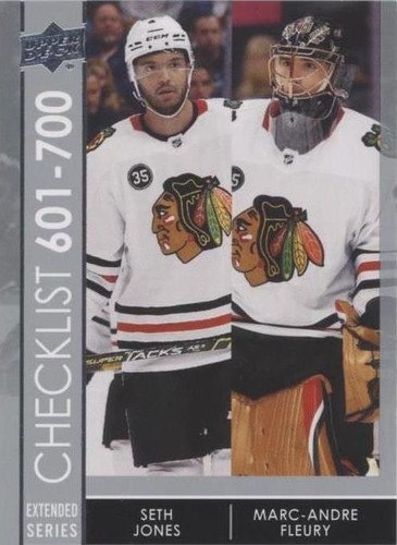 2021-22 Upper Deck Extended Series - Marc-Andre Fleury Seth Jones #700