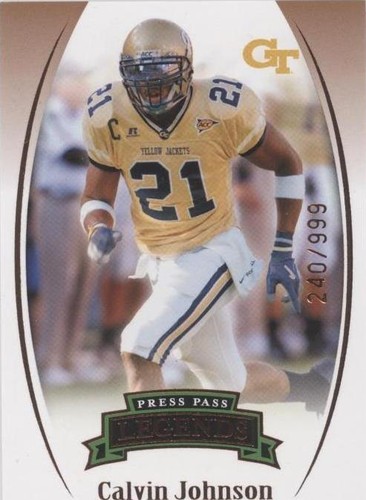 2007 Press Pass Legends Calvin Johnson #B-24