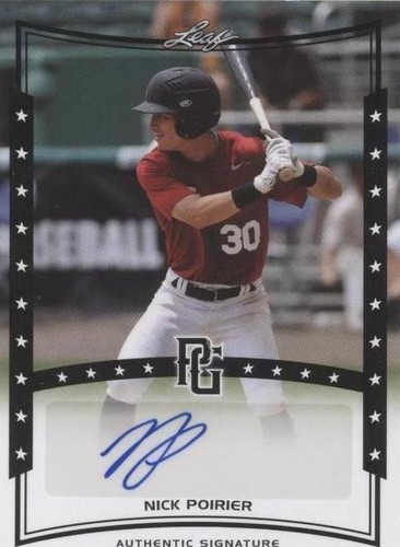 2014 Leaf Perfect Game Showcase - Nick Poirier #A-NP1