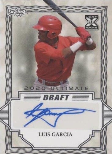 2020 Leaf Ultimate Draft - Luis Garcia #BA-LG1