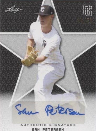 2020 Leaf Perfect Game National Showcase - Sam Petersen #BA-SP3
