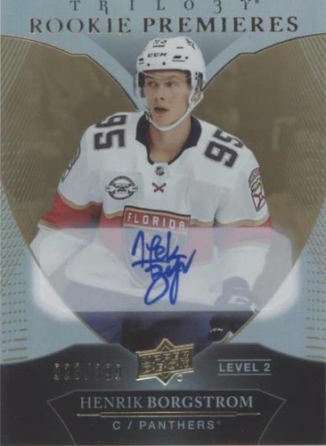 2018-19 Upper Deck Trilogy - Henrik Borgstrom #95