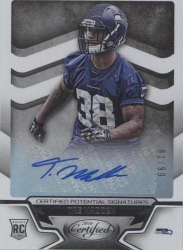 2016 Panini Certified Tre Madden #CPS-TM
