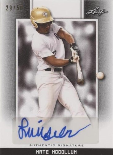 2019 Leaf Perfect Game National Showcase - Nate Mccollum #BA-NM2