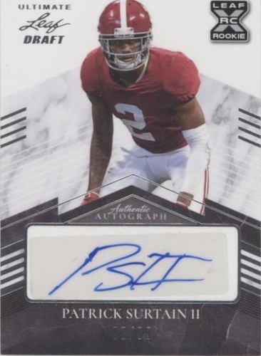 2021 Leaf Ultimate Draft Patrick Surtain II #BA-PS2