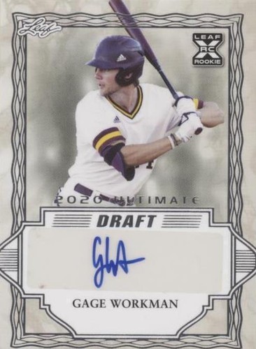 2020 Leaf Ultimate Draft - Gage Workman #BA-GW1