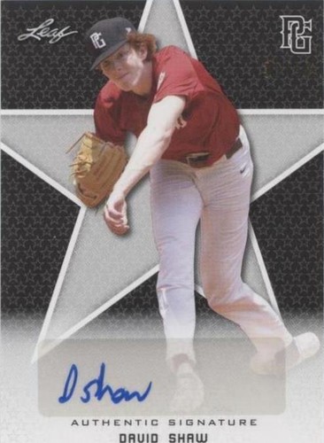 2020 Leaf Perfect Game National Showcase - David Shaw #BA-DS2