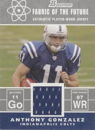 2007 Bowman Anthony Gonzalez #FF-AG