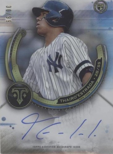 2019 Topps Triple Threads - Thairo Estrada #RAU-TE
