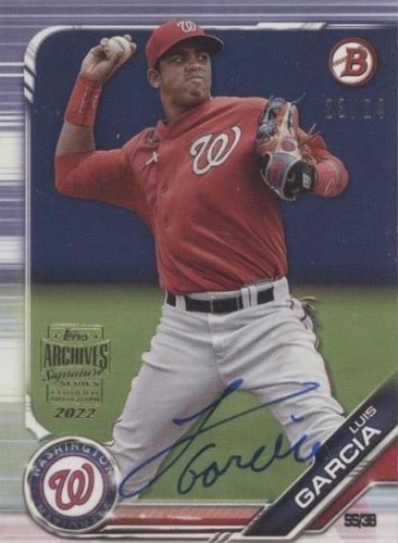 2022 Topps Archives Signature Series - Luis Garcia #19B-BP-64