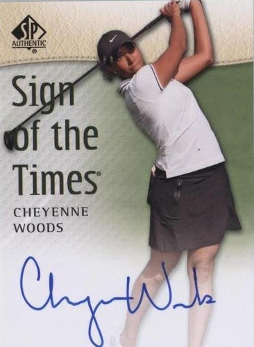 2014 SP Authentic - Cheyenne Woods #SOTT-CW