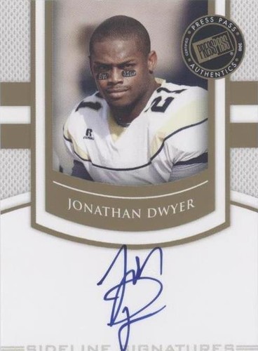 2010 Press Pass Portrait Edition Jonathan Dwyer #SS-JD