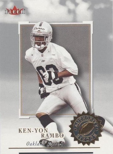 2001 Fleer Authority Ken-Yon Rambo #143