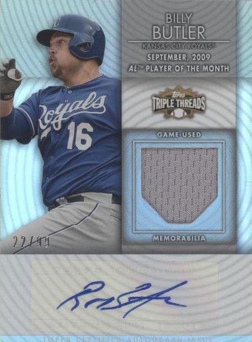 2012 Topps Triple Threads - Billy Butler #TTUAR-11