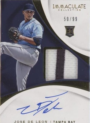 2017 Panini Immaculate Collection - Jose De Leon #110