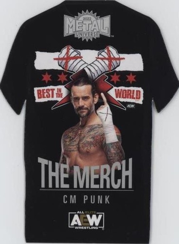 2022 Skybox Metal Universe AEW All Elite Wrestling - CM Punk #TM-5