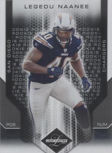 2007 Leaf Limited Legedu Naanee #249