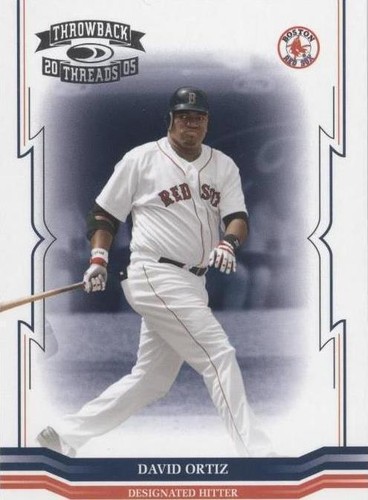 2005 Donruss Throwback Threads - David Ortiz #34