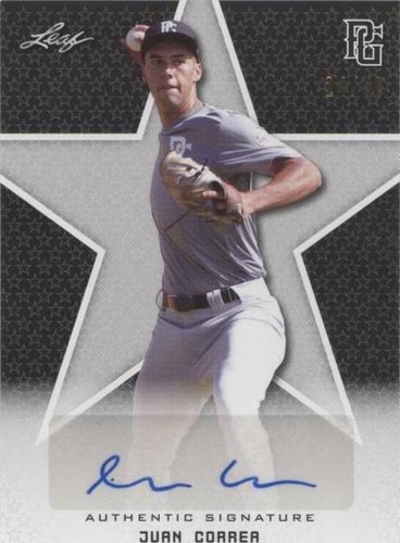 2020 Leaf Perfect Game National Showcase - Juan Correa #BA-JC3