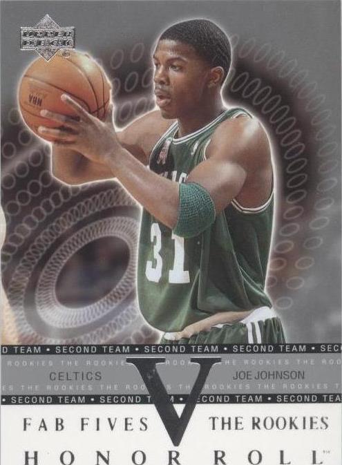 Cuadro de honor de cubierta superior 2001-02 - Joe Johnson #F5-R10