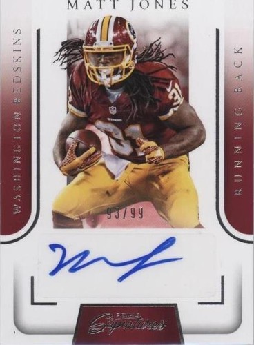 2016 Panini Prime Signatures Matt Jones #PS-MJ