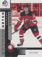 2021-22 SP Authentic - Dawson Mercer #01FW-DM