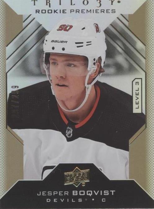 2019-20 Upper Deck Trilogy - Jesper Boqvist #126
