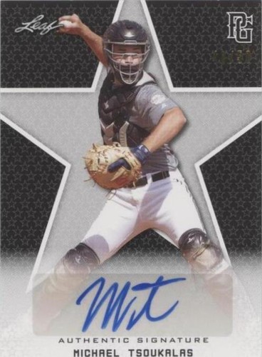 2020 Leaf Perfect Game National Showcase - Michael Tsouklalas #BA-MT1