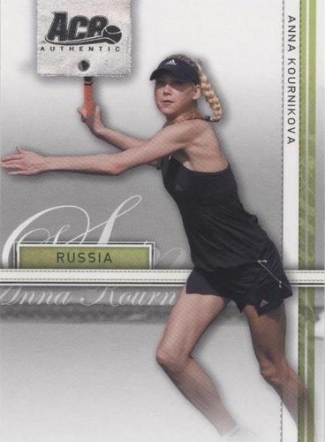 8) ANNA KOURNIKOVA 2003 NetPro PHOTO CARD #4 Tennis ROOKIE