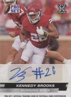 2022 Leaf Pro Set Draft Kennedy Brooks #PSA-KB1