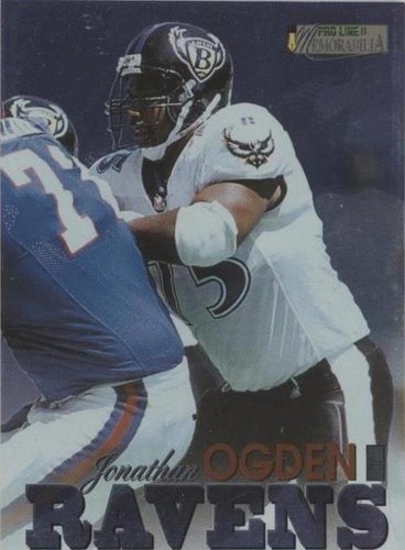 1996 Pro Line II Memorabilia Jonathan Ogden #90