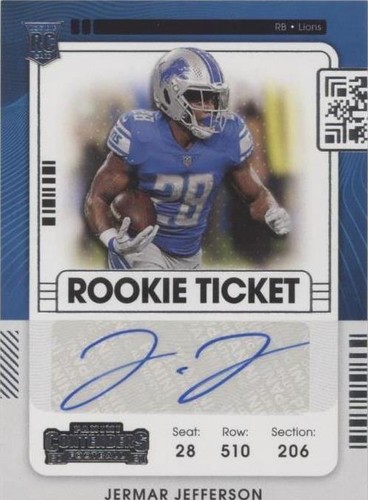 2021 Panini Contenders Jermar Jefferson #260