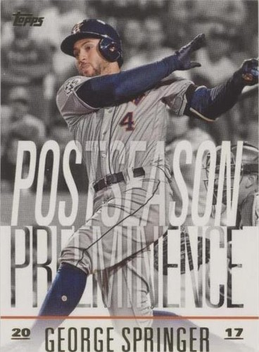 2018 Topps Update Series - George Springer #PO-23